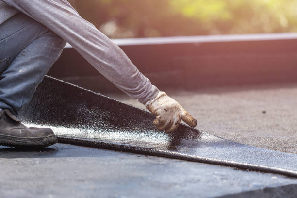 Professional Exterior Waterproofing technician working in Fairport, NY